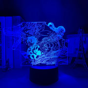 Anime Figure 3D Night light  Kimetsu No Yaiba Tanjiro X Nezuko Multiple Color Changes With Remote Control Children's Festival Birthday gifts