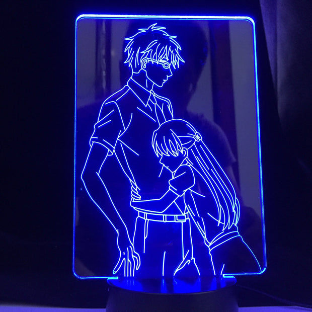 Sword Art Online for Bedroom Decor Bedside Nightlight Birthday Gifts for Women Men Konosuba Manga 3d Anime Lamp Led Night Light