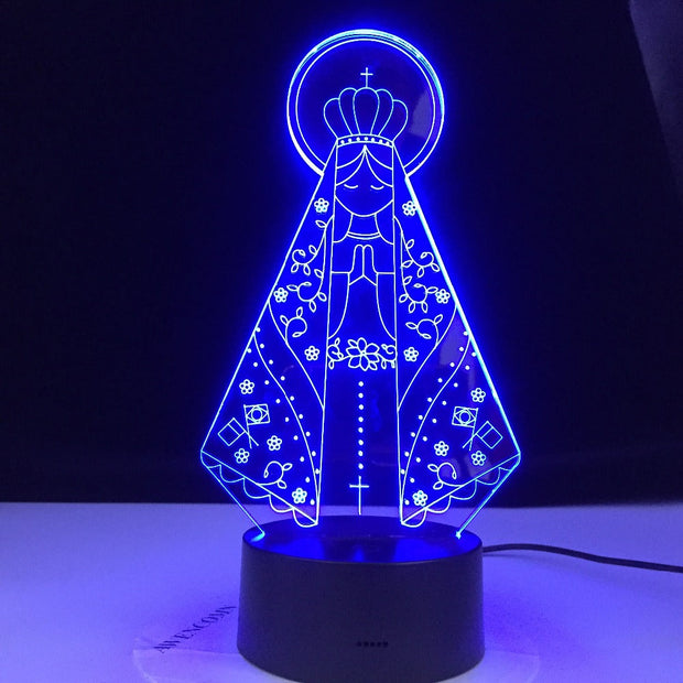 Cartoon Empress Queen Princess Figure Led Battery Powered Nightlight for Child Bedroom Decor 3d Lamp Remote 16 Colors Dropship