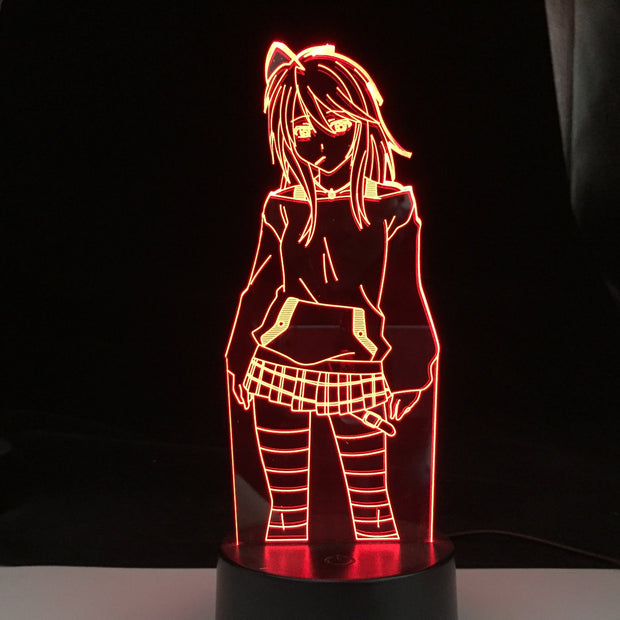 Anime Led Light Kamisama Kiss Tomoe Figure for Bedroom Decor Night Light Birthday Gift Room 3d Lamp Manga Kamisama Kiss Dropship
