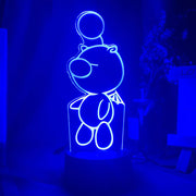 Game Final Fantasy Moogle Figure Led Night Light Lamp for Kids Bedroom Decor Color Changing Nightlight Cool Child Christmas Gift