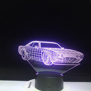 3D LED Car Shape Night Lights Colors Changing Visual Vehicle Luminaria Table Lamp Sleeping Lighting Home Decor Dropship Gift1461