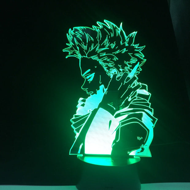 HITOSHI SHINSO MY HERO ACADEMIA 3D ANIME Night lights Lampara 16 Colors Changing Table Lamp For Christmas Gift Dropshipping