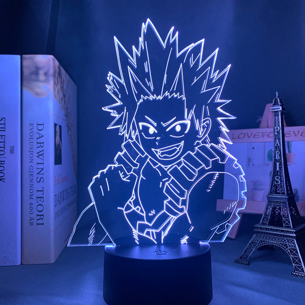 Anime My Hero Academia Led Night Light Eijiro Kirishima Lamp for Room Deco Birthday Gift Eijiro Kirishima Light My Hero Academia