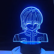 Kurapika Figure Acrylic Night Light Anime Gift Hunter X Hunter Lamp for Kid Bedroom Decor Lighting Childrens Room Nightlight