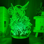 World of Warcraft Sylvanas Windrunner 3d Led Night Light for Kids room The Dark Lady Nightlight The Banshee Queen Table Lamp WOW