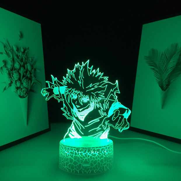 Room Warm Decorative Lamp Night Light Multi Color Transformation Children's Gifts Anime Figure