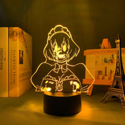3D LED Lamp Anime Figure High Rise Invasion The Maid Mask Bedroom Desk Decoration Small Night Light for Children's Festival Birthday Gifts