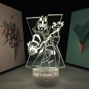 Desk Lamp Neon Lamp Acrylic 3D LED Battle Royale Figure for Kids Children's Birthday Present 7 Colors