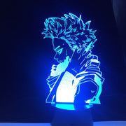 HITOSHI SHINSO MY HERO ACADEMIA 3D ANIME Night lights Lampara 16 Colors Changing Table Lamp For Christmas Gift Dropshipping