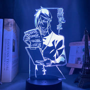 Anime Light Black Butler Led Night Light for Bedroom Decoration Colorful Nightlight Anime Gift 3d Lamp Black Butler