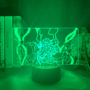 Anime Figure Kimetsu No Yaiba Zenitsu Agatsuma 3D LED Small Night Lamp Home Bedroom Desk Decoration r Children's Festival Birthday gifts