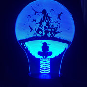 Visual Illusion Anime 3D Night Light Home Bedroom Table Decoration for Children's Festival Birthday Gifts  7 Color Changes With Remote Control LED Lamp