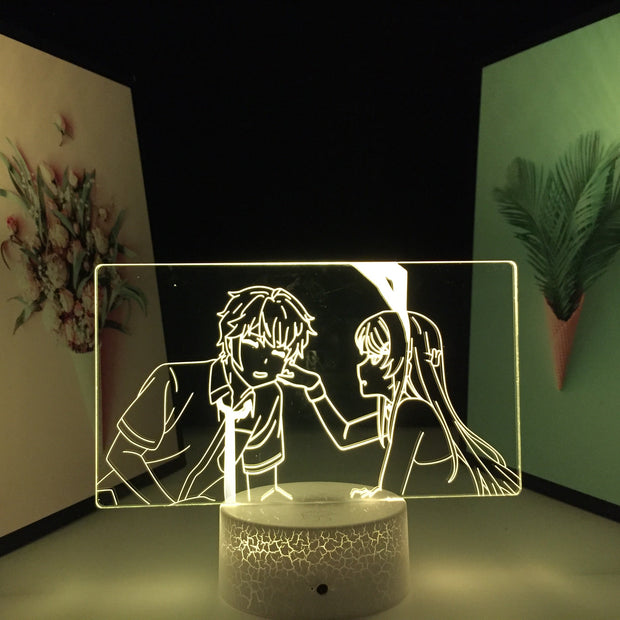 3D LED Lamp Anime Figure Sakurajima Mai Nightlight for Kids Bedroom Decor Birthday Gift Night Light Bunny Girl Manga Light