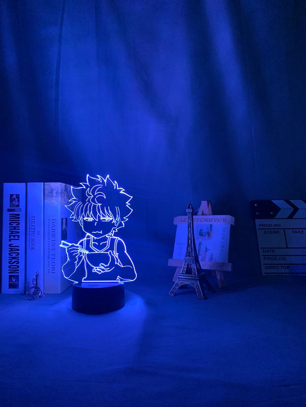 Hunter X Hunter Killua Led Light for Kids Bedroom Decor Hxh Led Night Light Anime Gift Acrylic Neon 3d Lamp Killua Cute