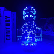 Attack on Titan Erwin Smith 3D Lamp Home Bedroom Table Decoration Small Night Light for Kids Multiple Color Changes With Remote Control