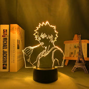 3d Led Night Lamp Bakugo My Hero Academia for Room Decor Birthday Gift Manga Gadget My Hero Academia Katsuki Bakugo Light Anime