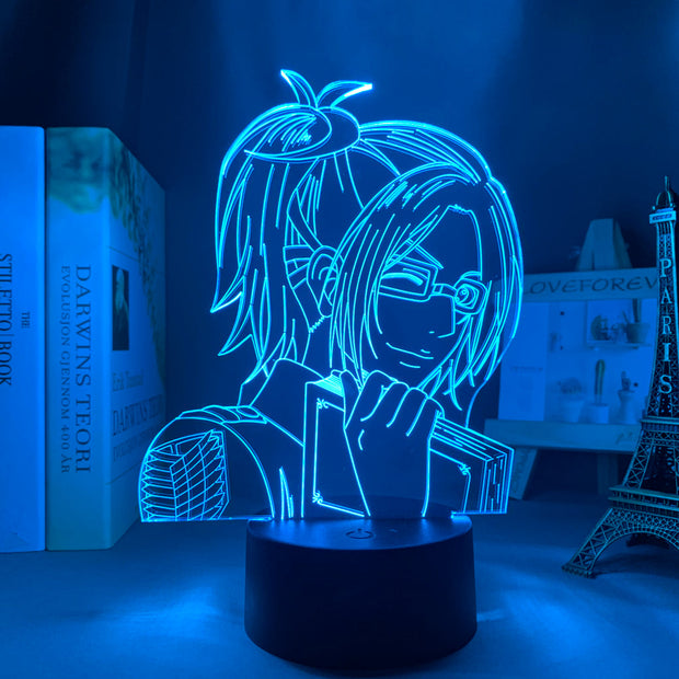 Anime 3d Light Attack on Titan Hange Zoe Lamp for Home Decor Birthday Gift Manga Attack on Titan LED Night Lamp Hange Zoe