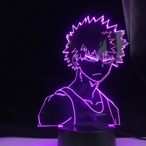 My Hero Academia Katsuki Bakugo Light Anime 3d Led Night Lamp Bakugo My Hero Academia for Room Decor Birthday Gift Manga Gadget