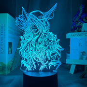 World of Warcraft Sylvanas Windrunner 3d Led Night Light for Kids room The Dark Lady Nightlight The Banshee Queen Table Lamp WOW