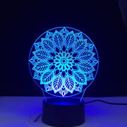 Artistic Modeling Abstract 3d Lamp 7 Color Led Night Lamps For Kids Touch Led Usb Table Lampara Lampe Baby Sleeping Nightlight
