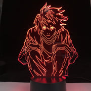 Manga Death Note L Anime  Figure Small Night Light Home Bedroom Table Decoration Children's Festival Birthday gifts USB Link Charging 3D lamp