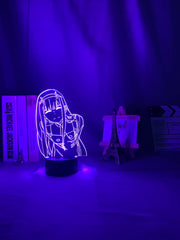 Led Night Light Zero Two Figure Table 3d Lamp for Bed Room Decor Light Anime Waifu Gift Darling In The Franxx Zero Two Lamp