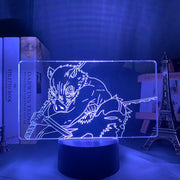 Kimetsu No Yaiba Inosuke Hashibira Small Night Light for Kids Home Decor  USB link Charging Neon Lights 3D LED Lamp Anime