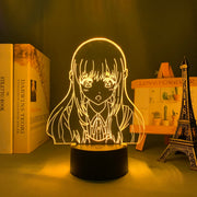 High Rise Invasion Kuon Shinzaki 3D LED Lamp Anime Figure  Bedroom Desk Decoration Small Night Light for Children's Festival Birthday Gifts Neon Lights With Remote