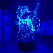 Kimetsu No Yaiba Kokushibou Anime Figure LED Lamp Home Bedroom Desk Decoration Small Night Light Children's Festival Birthday gifts