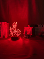 3d Lamp Anime Demon Slayer Kocho Kanae Light for Bedroom Decor Child Kids Birthday Gift Manga Kocho Kanae Lamp Kimetsu No Yaiba