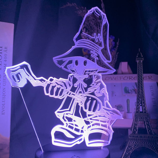 Final Fantasy Vivi Ornitier Figure Kids Night Light Led Color Changing Bedroom Decorative Light Cool Gift for Kids Bedside Lamp