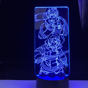 Anime Led Night Light Fire Force For Bedroom Decor Gift Colorful Nightlight Manga 3d Lamp Fire Force Dropshipping