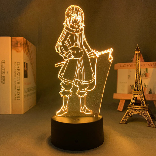 That Time I Got Reincarnated as a Slime Led Light for Kid Bedroom Decoration Night Light Birthday Gift Room Desk Acrylic 3d Lamp