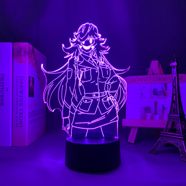 3D LED Lamp Anime Figure  High Rise Invasion Nishi Yayoi Bedroom Desk Decoration Small Night Light for Children's Festival Birthday Gifts Neon Lights With Remote