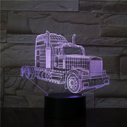 The Truck Head 3D Lamp Battery Operated Modern Multi-colors with Remote Led Night Light Lamp Unique Decorative for Dropshipping