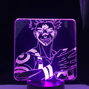 Anime Jujutsu Kaisen Ryomen Sukuna 3D Lamp Yuji Itadori Led Night Light for Birthday Gift Lamp Nightlight DropShipping Room Deco
