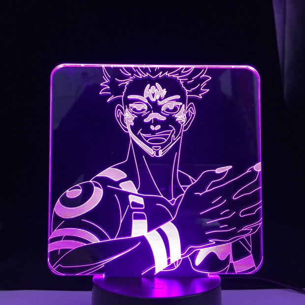 Anime Jujutsu Kaisen Ryomen Sukuna 3D Lamp Yuji Itadori Led Night Light for Birthday Gift Lamp Nightlight DropShipping Room Deco