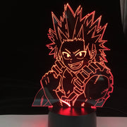 Kirishima Eijiro My Hero Academia ANIME Lights 3D Led Lamp Colorful Changing Nightlights Lampara For Home Decor New Year Gift