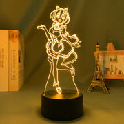 Manga Led Light Re Zero Starting Life In Another World 3D LED Lamp Anime Figure Multiple Color Changes With Remote Control USB link Charging Neon Lights