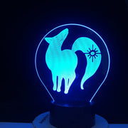 BAN FOX GREED 3d LED ANIME LAMP (THE SEVEN DEADLY SINS) Manga Gift Anime 3d Lamp Night Light Lamp Otaku Gift Fast Dropshipping
