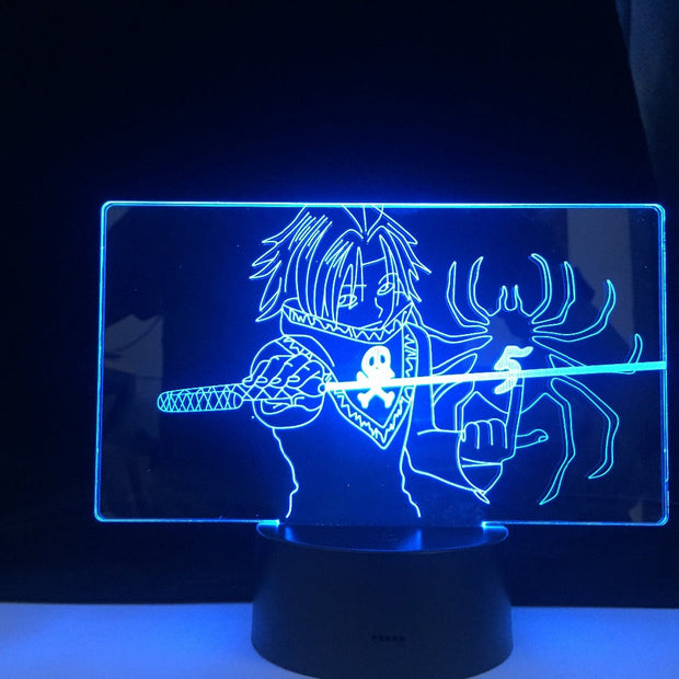 FEITAN PORTOR 3D LED ANIME LAMP HUNTER X HUNTer Anime light 3d 16 Colors Remote Control Change Led Night Light Home Decor Gift