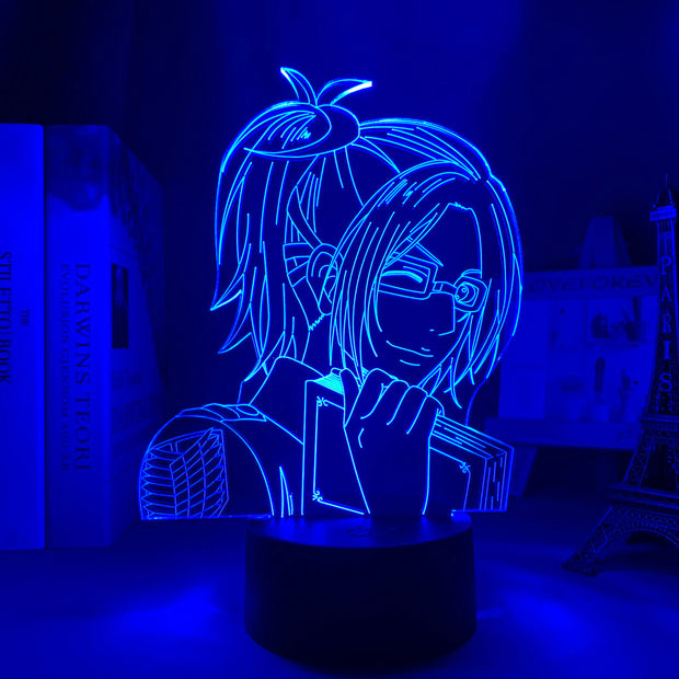 Anime 3d Light Attack on Titan Hange Zoe Lamp for Home Decor Birthday Gift Manga Attack on Titan LED Night Lamp Hange Zoe