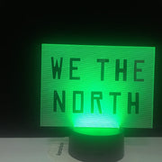 Game We The North 3D Led Night Light for Office Room Decor Nightlight Touch Switch Color Changing Atmosphere Lamp Dropshipping