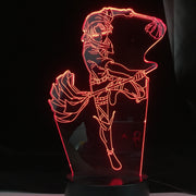 Levi Ackerman Acrylic 3d Lamp Attack on Titan for Home Room Decor Light Child Gift Levi Ackerman LED Night Light Anime