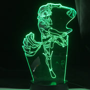 Levi Ackerman Acrylic 3d Lamp Attack on Titan for Home Room Decor Light Child Gift Levi Ackerman LED Night Light Anime