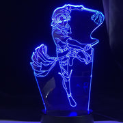 Levi Ackerman Acrylic 3d Lamp Attack on Titan for Home Room Decor Light Child Gift Levi Ackerman LED Night Light Anime