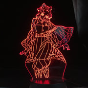 3d Lamp Anime Demon Slayer Kocho Kanae Light for Bedroom Decor Child Kids Birthday Gift Manga Kocho Kanae Lamp Kimetsu No Yaiba