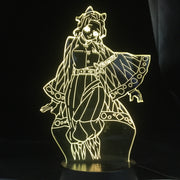 3d Lamp Anime Demon Slayer Kocho Kanae Light for Bedroom Decor Child Kids Birthday Gift Manga Kocho Kanae Lamp Kimetsu No Yaiba