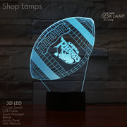 Rhinos 3D Lamp